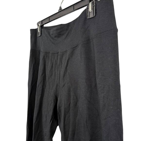 Eileen Fisher Petite High Waisted Ankle Legging Black Pants Soft Knit NWT sz P L - Picture 10 of 16